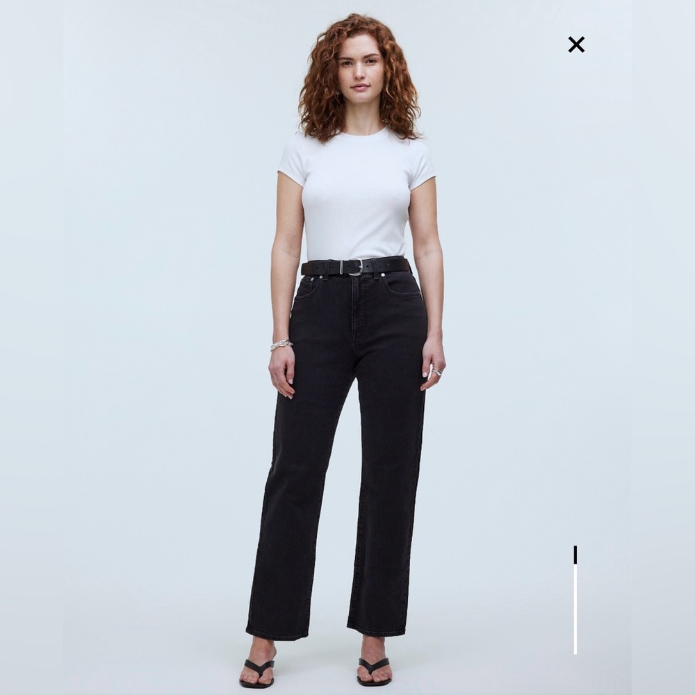 Madewell Curvy 90s Straight Jean in Belmere Wash